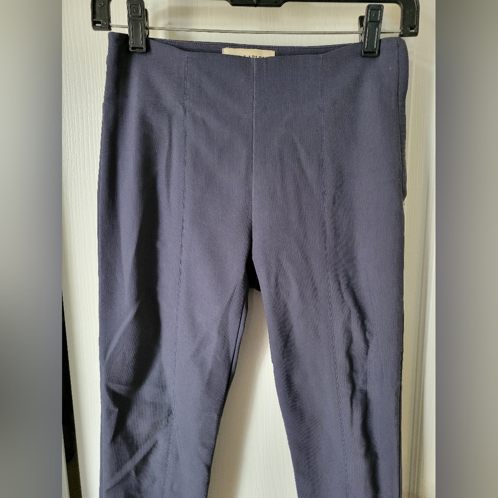M.M. LaFleur Foster Cigarette Dress Pant in Monsoon (Blue-Gray) Size 0P Trouser - Picture 2 of 13
